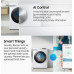 Washing Machine: Samsung 8 kg, 5 star, Eco Bubble Technology, AI Control, Wi-Fi, Digital Inverter, Motor, Fully-Automatic Front Load Washing Machine (WW80T504DAB1TL, Hygiene Steam, Black Caviar)